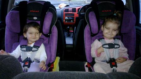 Rear Facing with two Diono RXT Radian Carseats