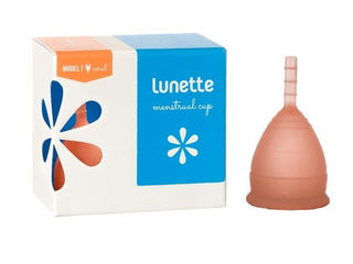 Lunette Menstrual Cup - Coral - Size 1