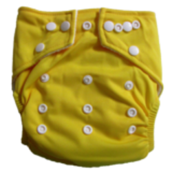 Hippybottomus Stay Dry Bamboo Cloth Nappy - Yellow