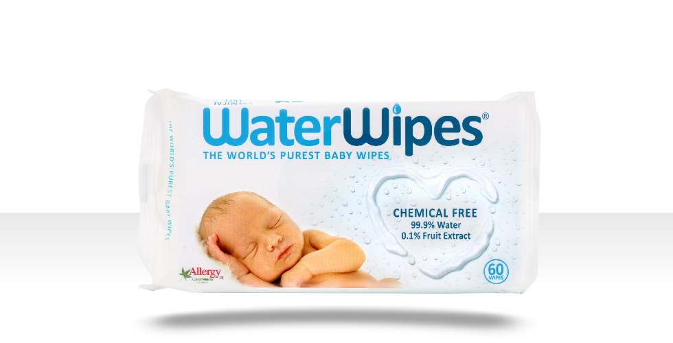 DermaH2O Water Wipes - 99.9% Water 0.1% Fruit Extract
